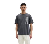 T-Shirt MARC O'POLO "aus reiner Bio-Baumwolle", Herren, Gr. M, faded blau, Obermaterial: 100% Baumwolle, unifarben, Basic, regular fit, Rundhals, Shirts T-Shirt (21640118-M) faded blau
