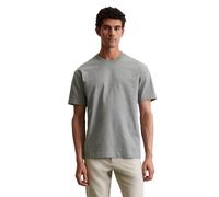 T-Shirt MARC O'POLO "aus schwerem Bio-Baumwoll-Jersey", Damen, Gr. 3XL, grau (misty grau), Obermaterial: 100% Baumwolle, unifarben, Basic, relaxed fit, Rundhals, Shirts T-Shirt (95173828-XXXL) misty g