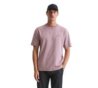 T-Shirt MARC O'POLO "aus schwerem Bio-Baumwoll-Jersey", Damen, Gr. S, violet mauve, Obermaterial: 100% Baumwolle, unifarben, Basic, relaxed fit, Rundhals, Shirts T-Shirt (37793565-S) violet mauve
