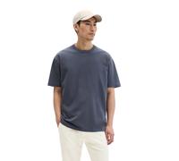T-Shirt MARC O'POLO "aus schwerem Bio-Baumwoll-Jersey", Herren, Gr. 3XL, blau (faded blau), Obermaterial: 100% Baumwolle, unifarben, Basic, relaxed fit, Rundhals, Shirts T-Shirt (69640121-XXXL) faded
