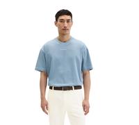 T-Shirt MARC O'POLO "aus schwerem Bio-Baumwoll-Jersey", Herren, Gr. M, blau (provincial blau), Obermaterial: 100% Baumwolle, unifarben, Basic, relaxed fit, Rundhals, Shirts T-Shirt (79667107-M) provin