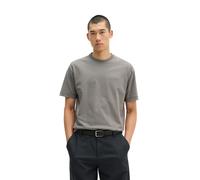 T-Shirt MARC O'POLO "aus schwerem Bio-Baumwoll-Jersey", Herren, Gr. M, grau (graphite dust), Obermaterial: 100% Baumwolle, unifarben, Basic, relaxed fit, Rundhals, normaler Saum, Shirts T-Shirt (93861