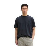 T-Shirt MARC O'POLO "aus schwerem Bio-Baumwoll-Jersey", Herren, Gr. M, schwarz (schwarz navy), Obermaterial: 100% Baumwolle, unifarben, Basic, relaxed fit, Rundhals, normaler Saum, Shirts T-Shirt (301