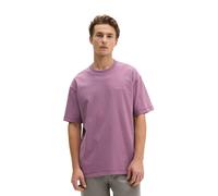 T-Shirt MARC O'POLO "aus schwerem Bio-Baumwoll-Jersey", Herren, Gr. S, lila (light mauve), Obermaterial: 100% Baumwolle, unifarben, Basic, relaxed fit, Rundhals, normaler Saum, Shirts T-Shirt (8533615