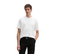 T-Shirt MARC O'POLO "aus schwerem Bio-Baumwoll-Jersey", Herren, Gr. XXL, weiß, Obermaterial: 100% Baumwolle, unifarben, Basic, relaxed fit, Rundhals, Shirts T-Shirt (19019521-XXL) weiß