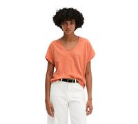 Marc O'Polo Damen T-Shirt aus Baumwolle S Warm orange