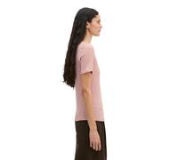 T-Shirt MARC O'POLO "aus Slub-Jersey", Damen, Gr. XL, rosa (mild rose), Obermaterial: 100% Baumwolle, unifarben, Basic, regular fit, tiefer Rundhals, normaler Saum, Shirts T-Shirt (84530641-XL) mild r