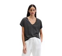 Marc O'Polo Loose Fit T-Shirt aus reiner Baumwolle in Dunkelgrau, Größe XS