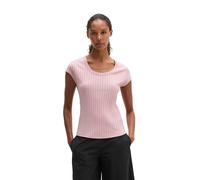 T-Shirt MARC O'POLO "aus softem Modal-Organic-Cotton-Mix", Damen, Gr. XXL, mild rose, Obermaterial: 50% Modal, 50% Baumwolle, unifarben, Basic, slim fit, tiefer Rundhals, Shirts T-Shirt (73853049-XXL)