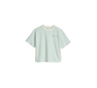 T-Shirt MARC O'POLO "aus softer Bio-Baumwolle", Mädchen, Gr. 140, blau, Obermaterial: 92% Baumwolle, 8% Elasthan, gestreift, relaxed fit, Rundhals, Shirts T-Shirt (97175303-140) blau