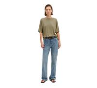 T-Shirt MARC O'POLO "aus Viskose-Stretch-Jersey", Damen, Gr. L, grün (pure sage), Obermaterial: 56% Viskose, 37% Modal, 7% Elasthan, unifarben, Basic, regular fit, Rundhals, normaler Saum, Shirts T-Sh