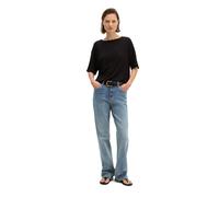 T-Shirt MARC O'POLO "aus Viskose-Stretch-Jersey", Damen, Gr. M, schwarz, Obermaterial: 56% Viskose, 37% Modal, 7% Elasthan, unifarben, Basic, regular fit, Rundhals, normaler Saum, Shirts T-Shirt (4422