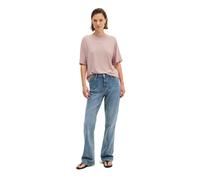 T-Shirt MARC O'POLO "aus Viskose-Stretch-Jersey", Damen, Gr. XS, rosa (mild rose), Obermaterial: 56% Viskose, 37% Modal, 7% Elasthan, unifarben, Basic, regular fit, Rundhals, normaler Saum, Shirts T-S