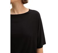 T-Shirt MARC O'POLO "aus Viskose-Stretch-Jersey", Damen, Gr. XXL, schwarz, Obermaterial: 56% Viskose, 37% Modal, 7% Elasthan, unifarben, Basic, regular fit, Rundhals, normaler Saum, Shirts T-Shirt (44
