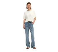T-Shirt MARC O'POLO "aus Viskose-Stretch-Jersey", Damen, Gr. XXL, weiß (weiß cotton), Obermaterial: 56% Viskose, 37% Modal, 7% Elasthan, unifarben, Basic, regular fit, Rundhals, normaler Saum, Shirts 