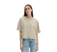 T-Shirt MARC O'POLO "aus weichem Single Jersey", Damen, Gr. XL, beige (linen beige), Obermaterial: 100% Baumwolle, unifarben, Basic, loose fit, Rundhals, normaler Saum, Shirts T-Shirt (47056513-XL) li