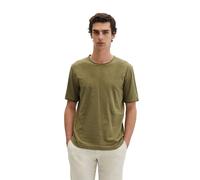 T-Shirt MARC O'POLO "aus weichem Slub-Jersey", Herren, Gr. L, grün (fresh seaweed), Obermaterial: 100% Baumwolle, unifarben, Basic, regular fit, Rundhals, normaler Saum, Shirts T-Shirt (24580208-L) fr