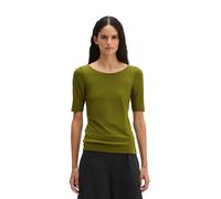 T-Shirt MARC O'POLO "aus weichem Stretch-Jersey", Damen, Gr. XXL, grün (shaded fern), Obermaterial: 96% Baumwolle, 4% Elasthan, unifarben, Basic, slim fit, U-Boot-Ausschnitt, Shirts T-Shirt (70160231-