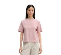 T-Shirt MARC O'POLO, Damen, Gr. L, rosa (misty rose), Single Jersey, Obermaterial: 100% Baumwolle, unifarben, relaxed fit hüftlang, Rundhals, abgesteppte Kante, Shirts T-Shirt, aus Baumwolle, Relaxed