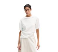T-Shirt MARC O'POLO, Damen, Gr. L, weiß, Slub, Obermaterial: 100% Baumwolle, regular fit normal, Rundhals, Shirts T-Shirt, regular aus Slub-Jersey (33291608-L) weiß