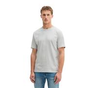 T-Shirt MARC O'POLO, Damen, Gr. XL (54), grau (twentyfour grau), Jersey, Obermaterial: 100% Baumwolle, Basic, Rundhals, Shirts T-Shirt, Logo-T-Shirt aus Bio-Baumwolle (25422021-XL) twentyfour grau
