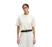 T-Shirt MARC O'POLO "aus Slub-Jersey", Damen, Gr. XS, grau silk, Obermaterial: 100% Baumwolle, unifarben, Basic, regular fit, Rundhals, normaler Saum, Shirts T-Shirt (54611404-XS) grau silk