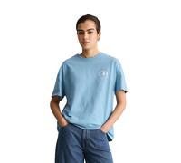 Marc O'Polo Denim Regular Fit T-Shirt aus reiner Baumwolle in Rauchblau, Größe S