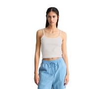T-Shirt MARC O'POLO DENIM "aus Bio-Baumwolle-Mix", Damen, Gr. M, beige (silky weiß), Obermaterial: 58% Baumwolle, 38% Polyester, 4% Elasthan, unifarben, slim fit, Rundhals, Shirts T-Shirt (60500337-M)