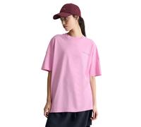 T-Shirt MARC O'POLO DENIM "aus Heavy Jersey", Damen, Gr. L, pale bubblegum, Obermaterial: 100% Baumwolle, unifarben, Basic, oversize, Rundhals, Shirts T-Shirt (71462833-L) pale bubblegum