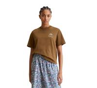 T-Shirt MARC O'POLO DENIM "aus Organic Cotton", Damen, Gr. L, melted chocolate, Obermaterial: 100% Baumwolle, unifarben, Basic, relaxed fit, Rundhals, Shirts T-Shirt (61571819-L) melted chocolate