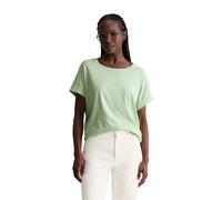Marc OߴPolo Denim Damen T-Shirt aus Bio-Baumwolle Relaxed Fit, Grün (Mint Mist), L