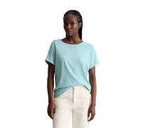 T-Shirt MARC O'POLO DENIM "aus Organic Cotton", Damen, Gr. M, blau fog, Obermaterial: 100% Baumwolle, unifarben, Basic, relaxed fit, Rundhals, normaler Saum, Shirts T-Shirt (39273508-M) blau fog