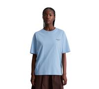 T-Shirt MARC O'POLO DENIM "aus Organic Cotton", Damen, Gr. XXS, blau (flaxflower blau), Obermaterial: 100% Baumwolle, unifarben, Basic, relaxed fit, Rundhals, Shirts T-Shirt (26370808-XXS) flaxflower 