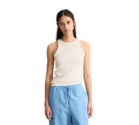 T-Shirt MARC O'POLO DENIM "aus reinem Organic Cotton", Damen, Gr. XXL, silky weiß, Obermaterial: 95% Baumwolle, 5% Elasthan, unifarben, slim fit, Rundhals, normaler Saum, Shirts T-Shirt (31781528-XXL)