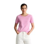 T-Shirt MARC O'POLO DENIM "aus reiner Bio-Baumwolle", Damen, Gr. S, pink (pale bubblegum), Obermaterial: 100% Baumwolle, unifarben, Basic, slim fit, Rundhals, normaler Saum, Shirts T-Shirt (41647855-S