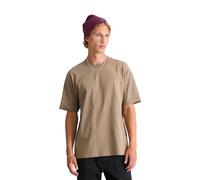 T-Shirt MARC O'POLO DENIM "aus schwerem Bio-Baumwoll-Jersey", Herren, Gr. XL, beige (cold taupe), Obermaterial: 100% Baumwolle, unifarben, Basic, relaxed fit, Rundhals, normaler Saum, Shirts T-Shirt (