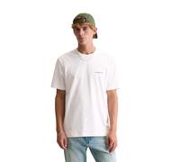 T-Shirt MARC O'POLO DENIM "aus schwerem Bio-Baumwoll-Jersey", Jungen, Gr. XL, silky weiß, Obermaterial: 100% Baumwolle, unifarben, Basic, relaxed fit, Rundhals, normaler Saum, Shirts T-Shirt (34188166