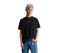 T-Shirt MARC O'POLO DENIM "aus softer Bio-Baumwolle", Herren, Gr. L, schwarz, Obermaterial: 100% Baumwolle, unifarben, Basic, relaxed fit, Rundhals, normaler Saum, Shirts T-Shirt (73748205-L) schwarz