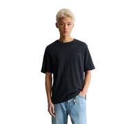 Marc O'Polo Denim Herren T-Shirt - Slub-Jersey-Qualität, Regular Fit, Baumwolle, einfarbig Dunkelblau 2XL