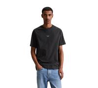 T-Shirt MARC O'POLO DENIM, Damen, Gr. L, schwarz, Jersey, Obermaterial: 100% Baumwolle, Shirts T-Shirt, mit Labeling vorne mittig (86825145-L) schwarz