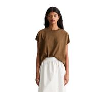 T-Shirt MARC O'POLO DENIM, Damen, Gr. L, umbra braun, Jersey, Obermaterial: 100% Baumwolle, relaxed fit normal, Rundhals, Shirts T-Shirt, relaxed fit, basic (98552107-L) umbra braun