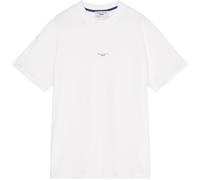 T-Shirt MARC O'POLO DENIM, Damen, Gr. L, weiß, Jersey, Obermaterial: 100% Baumwolle, Shirts T-Shirt, mit Labeling vorne mittig (24737054-L) weiß