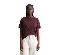 T-Shirt MARC O'POLO DENIM, Damen, Gr. S, merlot rot, Jersey, Obermaterial: 100% Baumwolle, regular fit normal, Rundhals, Shirts T-Shirt, regular fit aus Organic Cotton (88467303-S) merlot rot