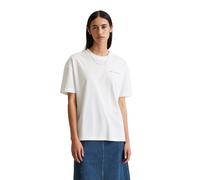 Marc O'Polo Denim Loose Fit T-Shirt aus reiner Baumwolle in Weiss, Größe S