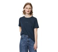 T-Shirt MARC O'POLO DENIM, Damen, Gr. XL, blau (navy teal), Single Jersey, Obermaterial: 100% Baumwolle, Rundhals, Shirts T-Shirt (16131707-XL) navy teal