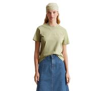 T-Shirt MARC O'POLO DENIM, Damen, Gr. XS, grün (elm grün), Single Jersey, Obermaterial: 100% Baumwolle, regular fit, Rundhals, Shirts T-Shirt, Basic, kleiner Markenprint, reugular fit (82911853-XS) el