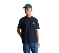 Marc OߴPolo Denim Herren T-Shirt mit Rundhalsausschnitt Relaxed Fit, Blau (Navy Teal), M