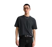 T-Shirt MARC O'POLO DENIM "aus softer Bio-Baumwolle", Jungen, Gr. M, schwarz, Obermaterial: 100% Baumwolle, unifarben, Basic, relaxed fit, Rundhals, normaler Saum, Shirts T-Shirt (73466666-M) schwarz