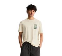 T-Shirt MARC O'POLO DENIM, Herren, Gr. M, weiß blush, Jersey, Obermaterial: 100% Baumwolle, relaxed fit normal, Rundhals, Shirts T-Shirt, relaxed fit mit Rückenprint (82016214-M)