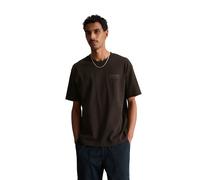 T-Shirt MARC O'POLO DENIM "mit Rückenprint", Herren, Gr. L, chocolate braun, Obermaterial: 100% Baumwolle, unifarben, Basic, relaxed fit, Rundhals, normaler Saum, Shirts T-Shirt (86112256-L) chocolate